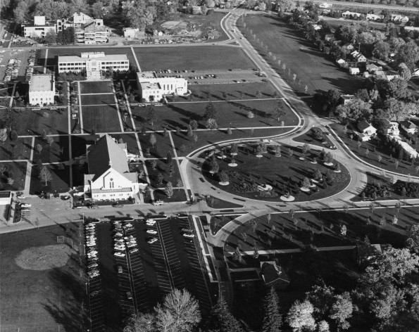 Andrews University aerial view from the west