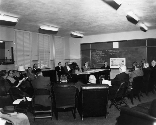 Emmanuel Missionary College board of trustees 1958-1959 in session