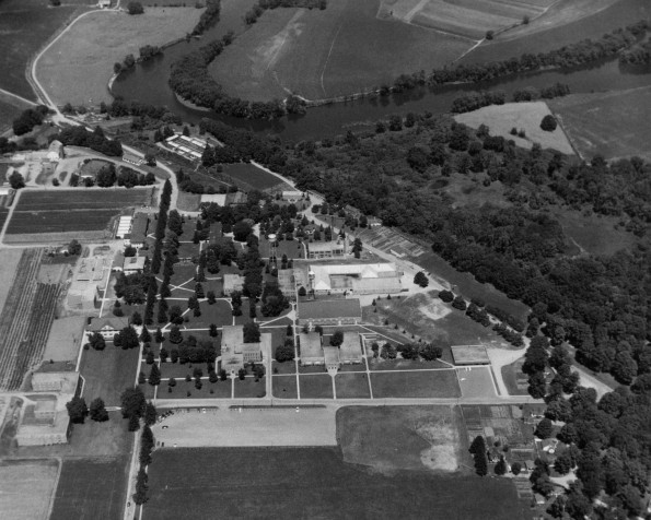 Emmanuel Missionary College aerial view form the south