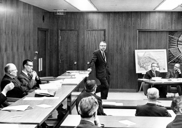 Andrews University board of trustees 1966-1967 in session