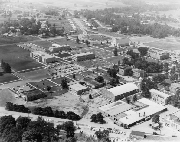 Andrews University aerial view from the north-west