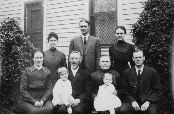 Emmanuel Missionary College president Otto Julius Graf with family