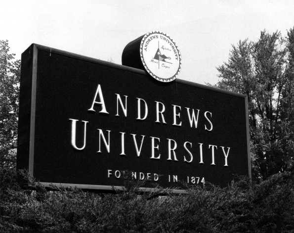 Andrews University Campus Scenes (Entrance Sign)