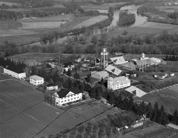 Emmanuel Missionary College Aerial View from the south-west