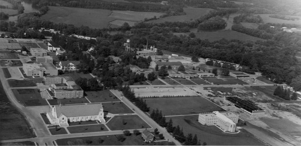 Andrews University aerial view from the south-east