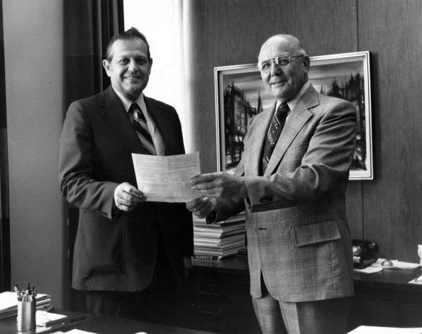 Andrews University vice presidents Vernon Edward Garber and Vernon H. Siver