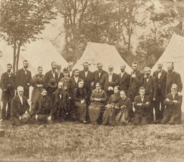 Ellen Gould Harmon White attending the Hornellsville, New York campmeeting in 1880