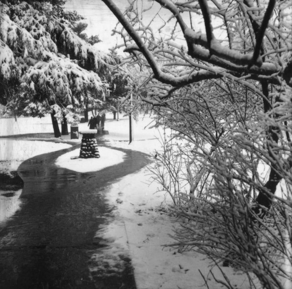 Emmanuel Missionary College Campus Scenes (Winter) (Sundial)