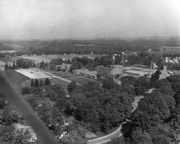 Emmanuel Missionary College aerial view from the south-east