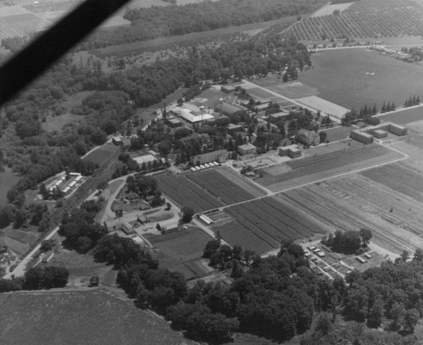 Emmanuel Missionary College aerial view from the north-west