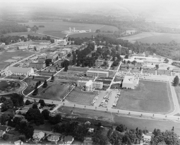 Andrews University aerial view from the south-east