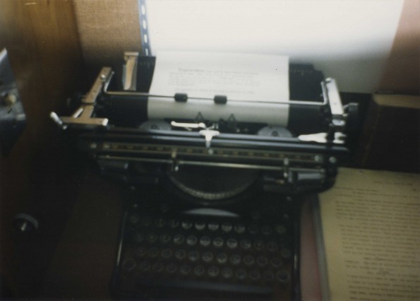 Typewriter used in Andrews University James White Library Ellen G. White Estate branch office