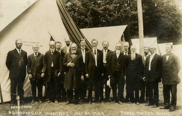 A group of Seventh-day Adventist ministers in Three Rivers, Michigan