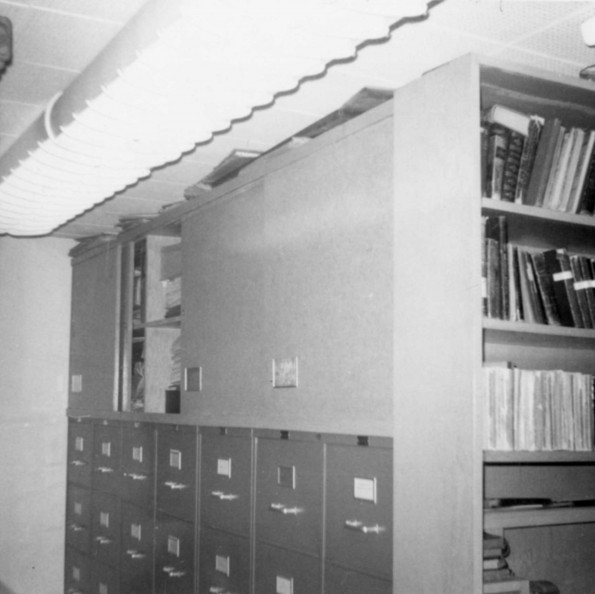 [Ellen G. White Estate Andrews University Branch Office vault cabinets and book cases]