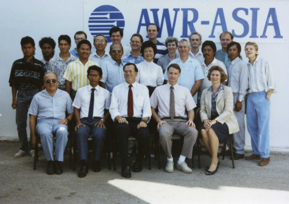 [Adventist World Radio-Asia 1989 staff photo]