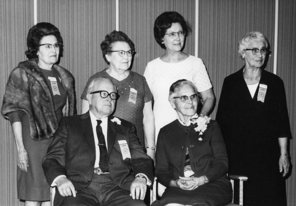[Honored alumni at Andrews University's 1971 homecoming]
