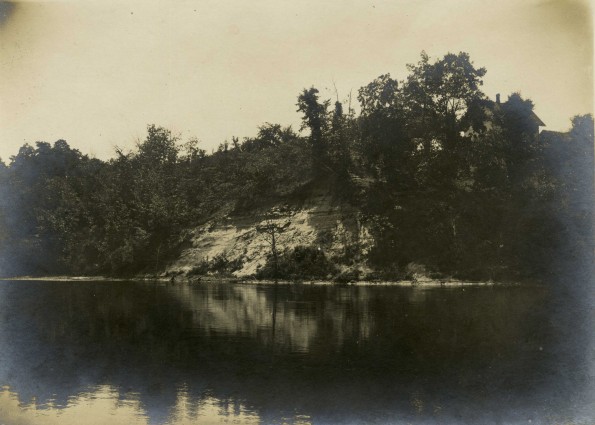 [The  Bluff  at what is now Andrews University before the school moved to this site near Berrien Springs, Michigan]