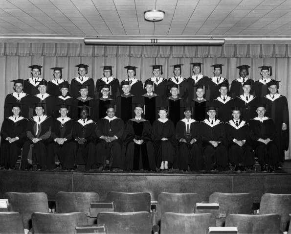 A group photo of summer Seventh-day Adventist Theological Seminary graduates '56