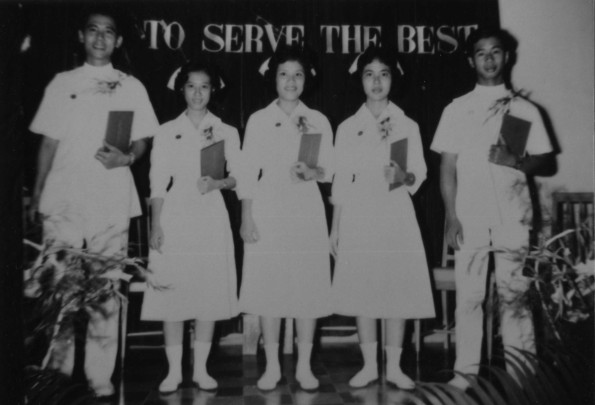 [Nursing graduates of Saigon Adventist Hospital in Saigon, Vietnam]