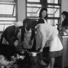 Mary Zytkoskee conduct a class in western cooking at Korea Union College, Seoul.