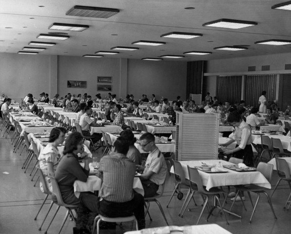 Andrews University Campus Helath Center (Campus Center) showing a portion of the dining area