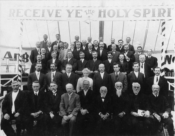 [General Conference leadership at the 1913 General Conference Session held in Takoma Park, Maryland]