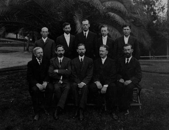 [Group photo of Seventh-day Adventist college presidents, 1912]