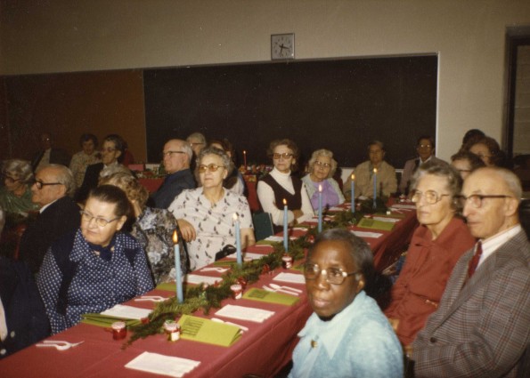 [Senior citizens Christmas party in 1980]