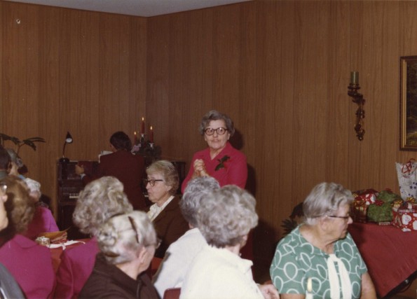 [Senior citizens Christmas party in 1979]