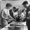 College seniors at the Alumni banquet at Andrews University Homecoming in 1963