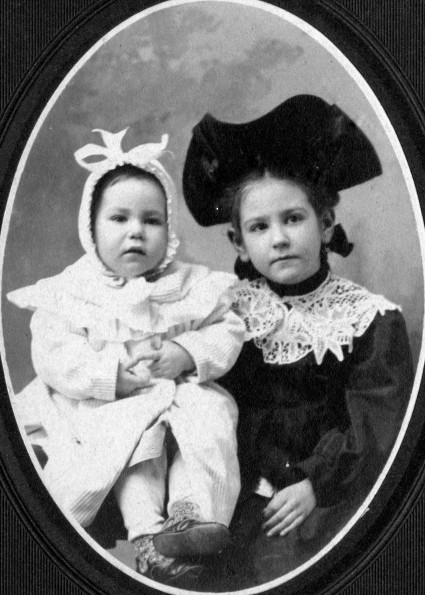 [Blythe Owen with baby brother Herbert]