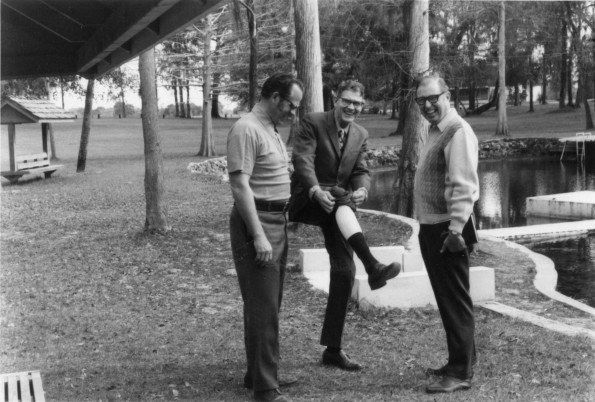 [Wilson J. Trickett and Andrews University alumni at the 1972 retreat in Florida]