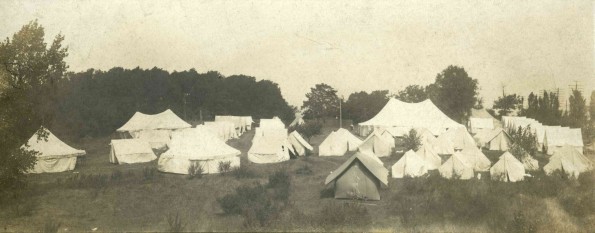 [Tents at the Rochester, New York, Seventh-day Adventist camp meeting, 1907]