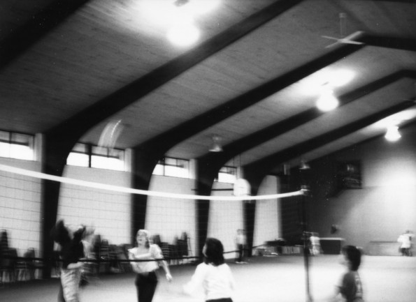Students playing volleyball at Florence Ewing Junior Academy