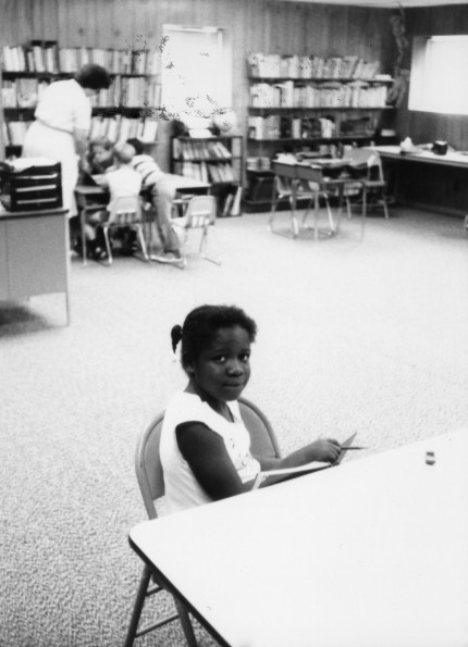 A student at Monroe Adventist School