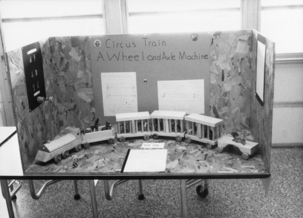 A student project at the Pathfinder Education Fair in Alexandria, LA